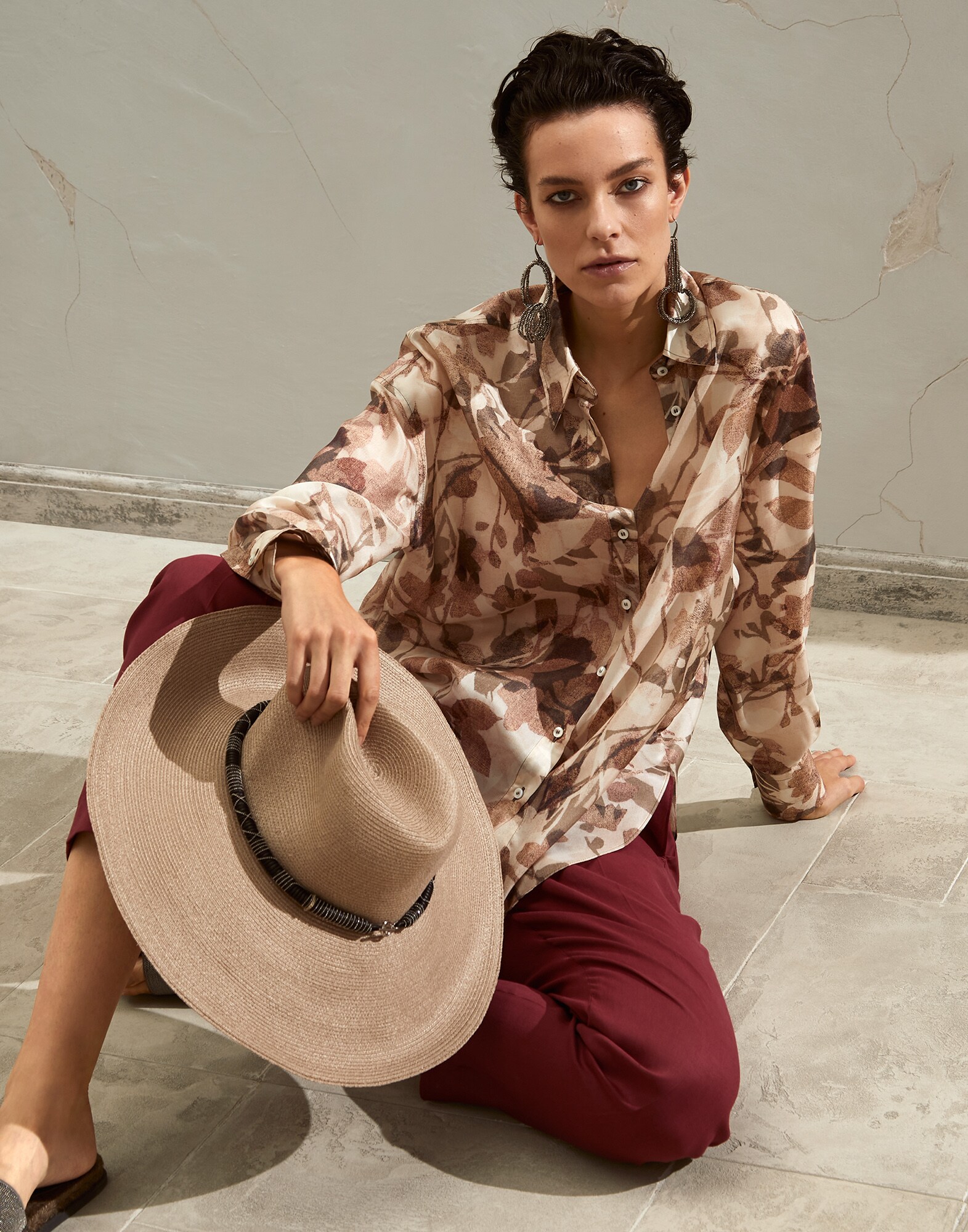 Silk Shirt - Editorial view