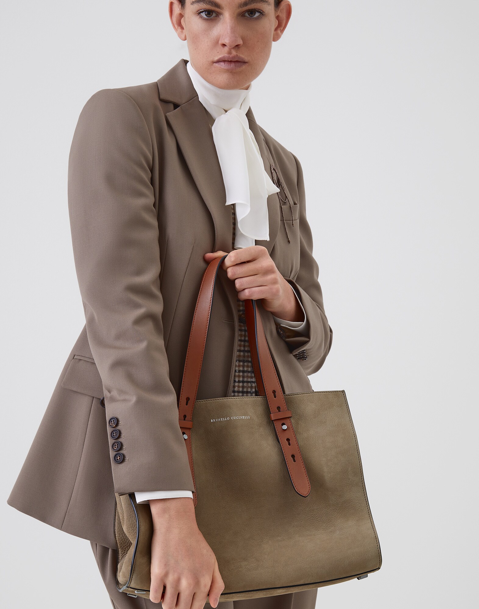 Shopper Bag Hazelnut Woman 4 - Brunello Cucinelli