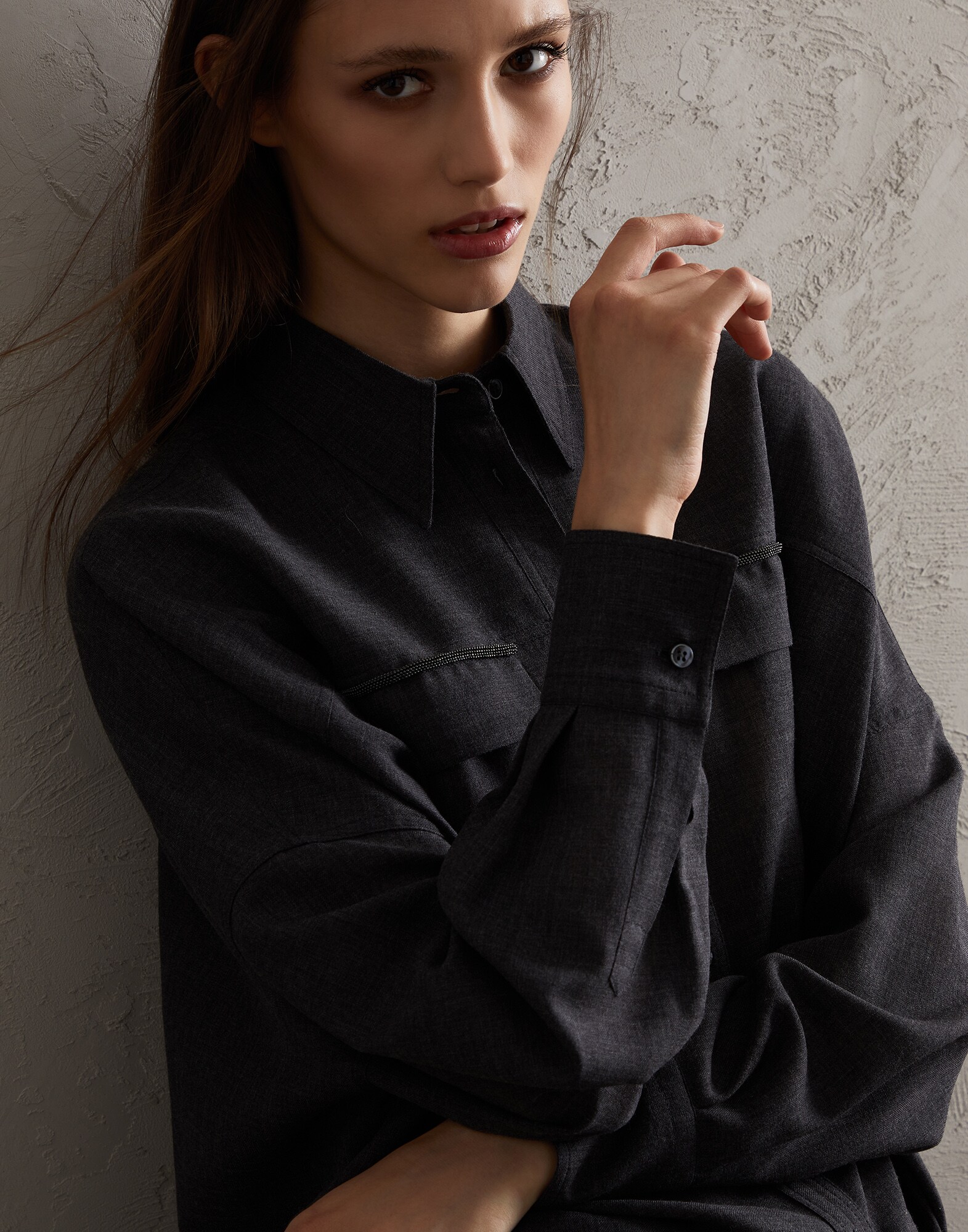 Wool Shirt - Detail view