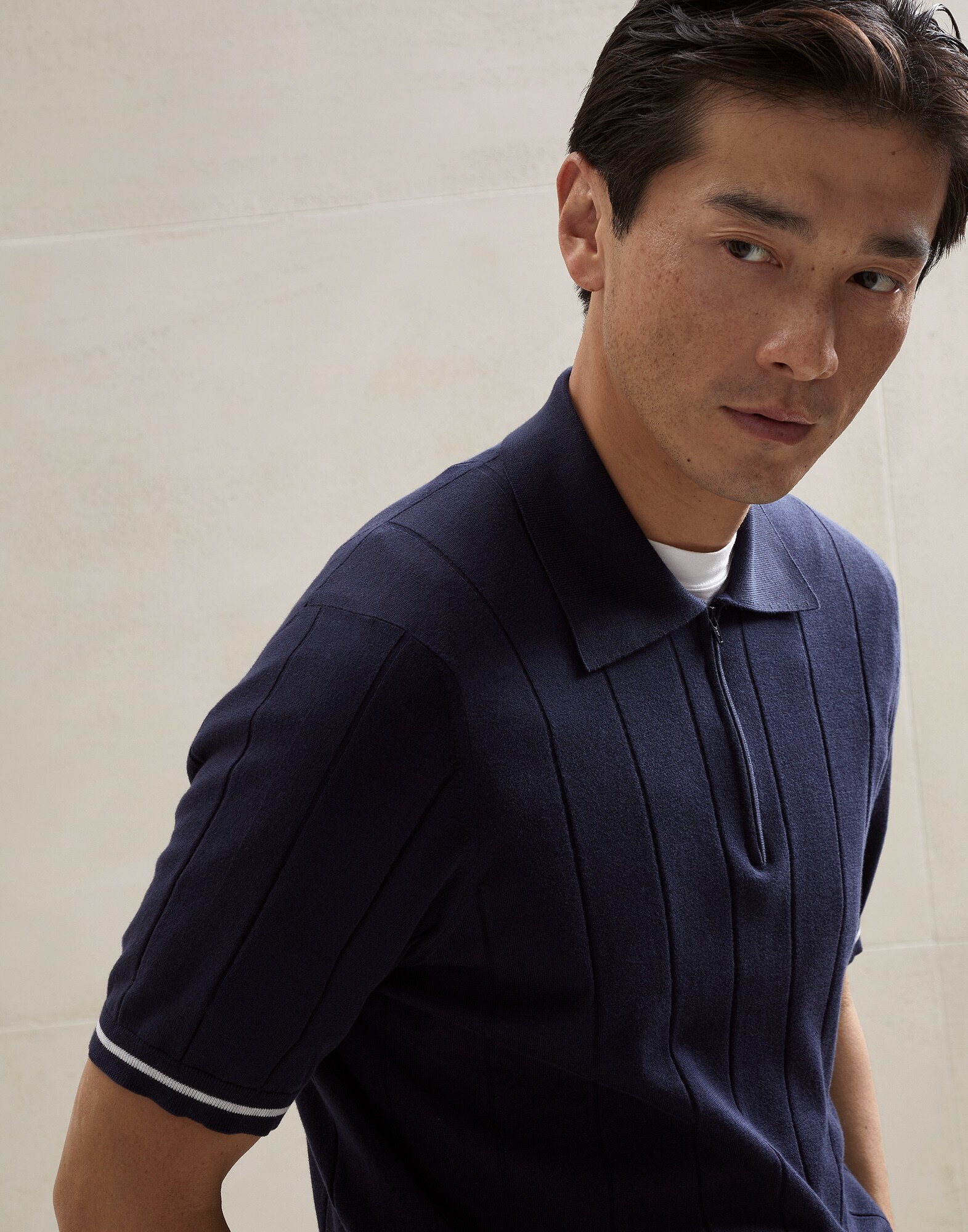 Pull Style Polo - Vue détail