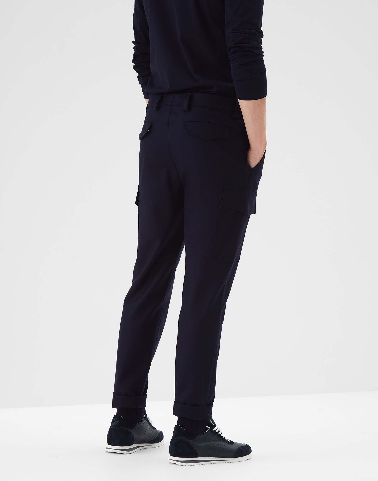 Trousers Marine Blue Man 1 - Brunello Cucinelli
