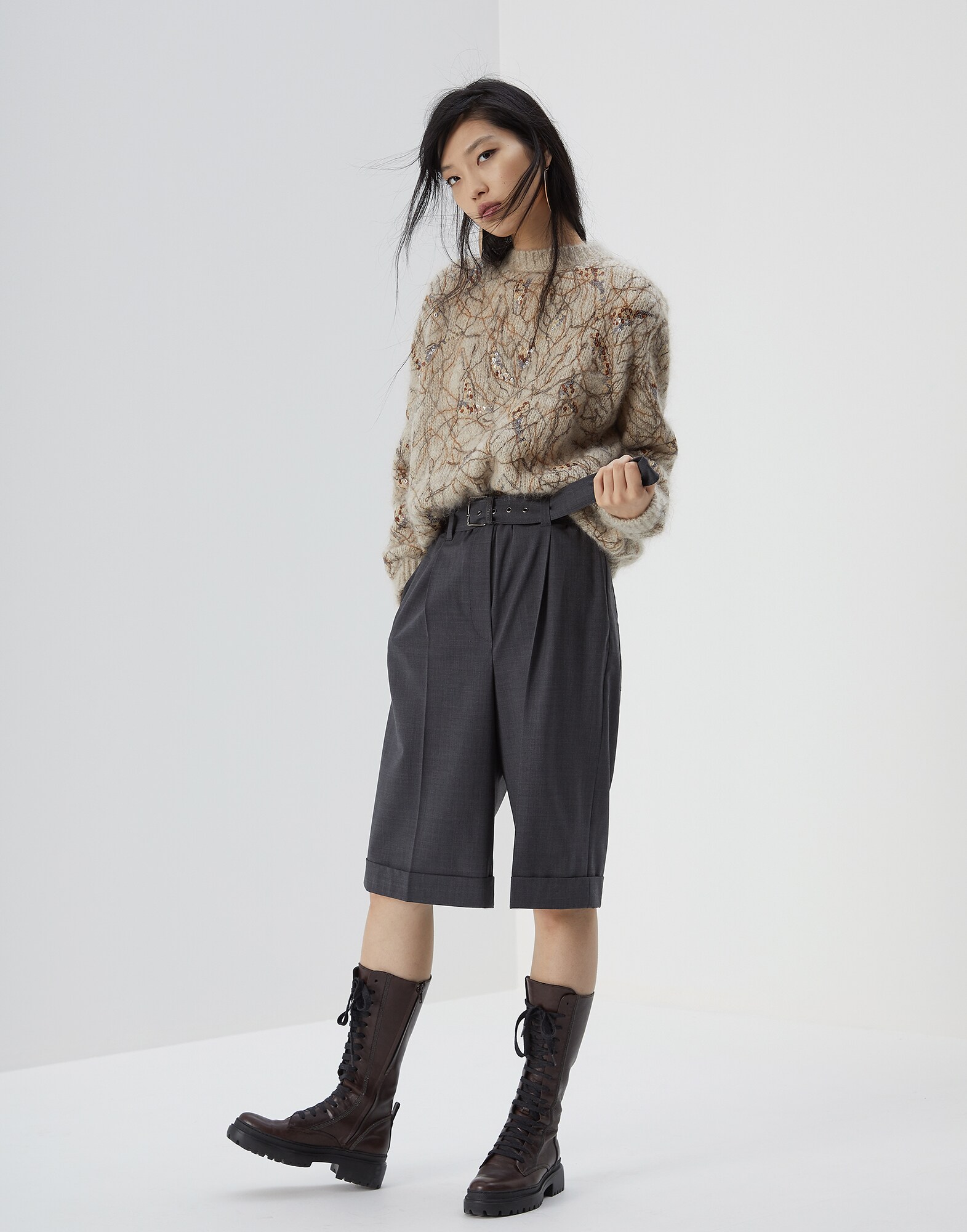 Pull Ras-de-cou - Look