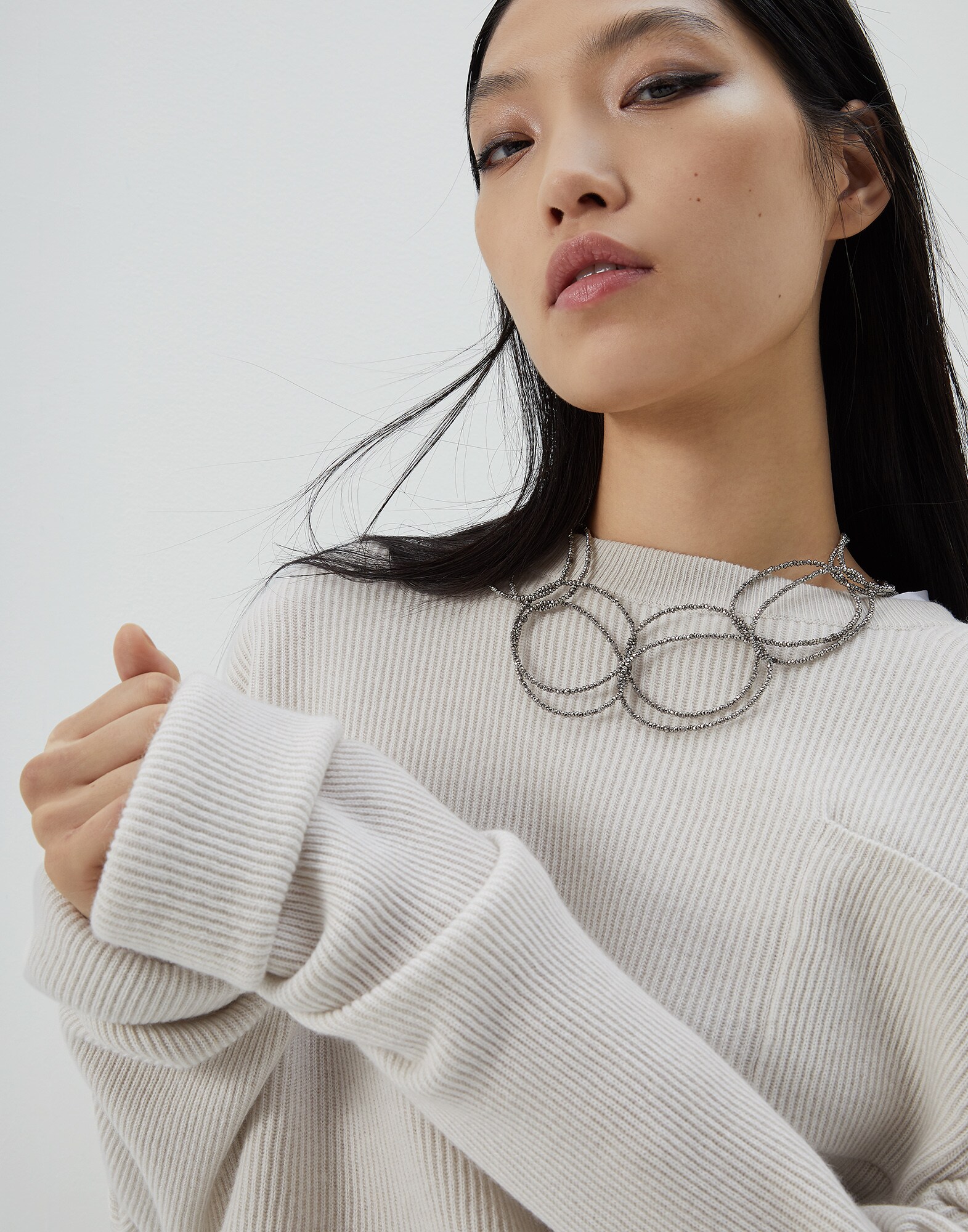 Necklace Silver Woman 0 - Brunello Cucinelli