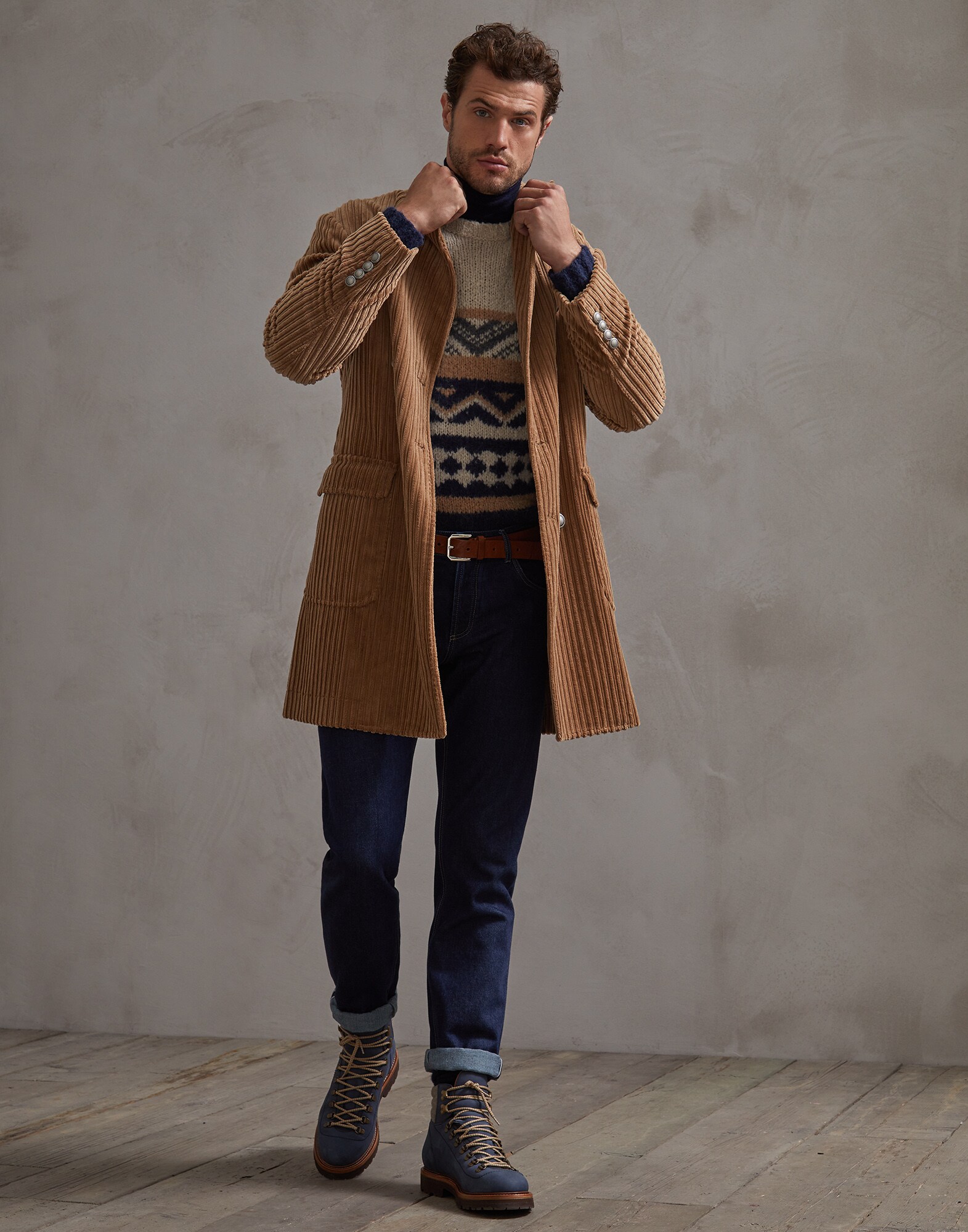 High Neck Sweater - Look