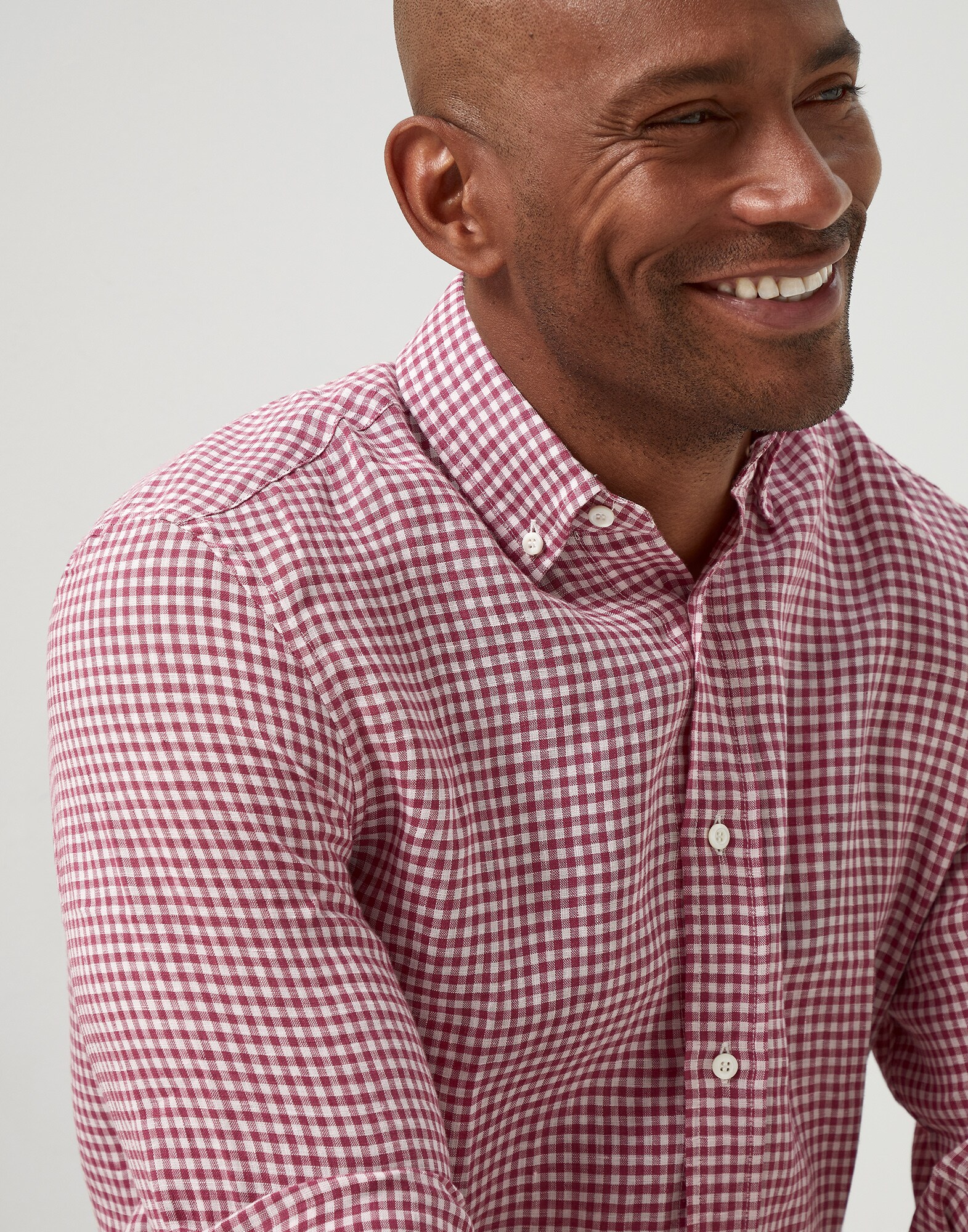 Chemise en lin Rouge Homme - Brunello Cucinelli
