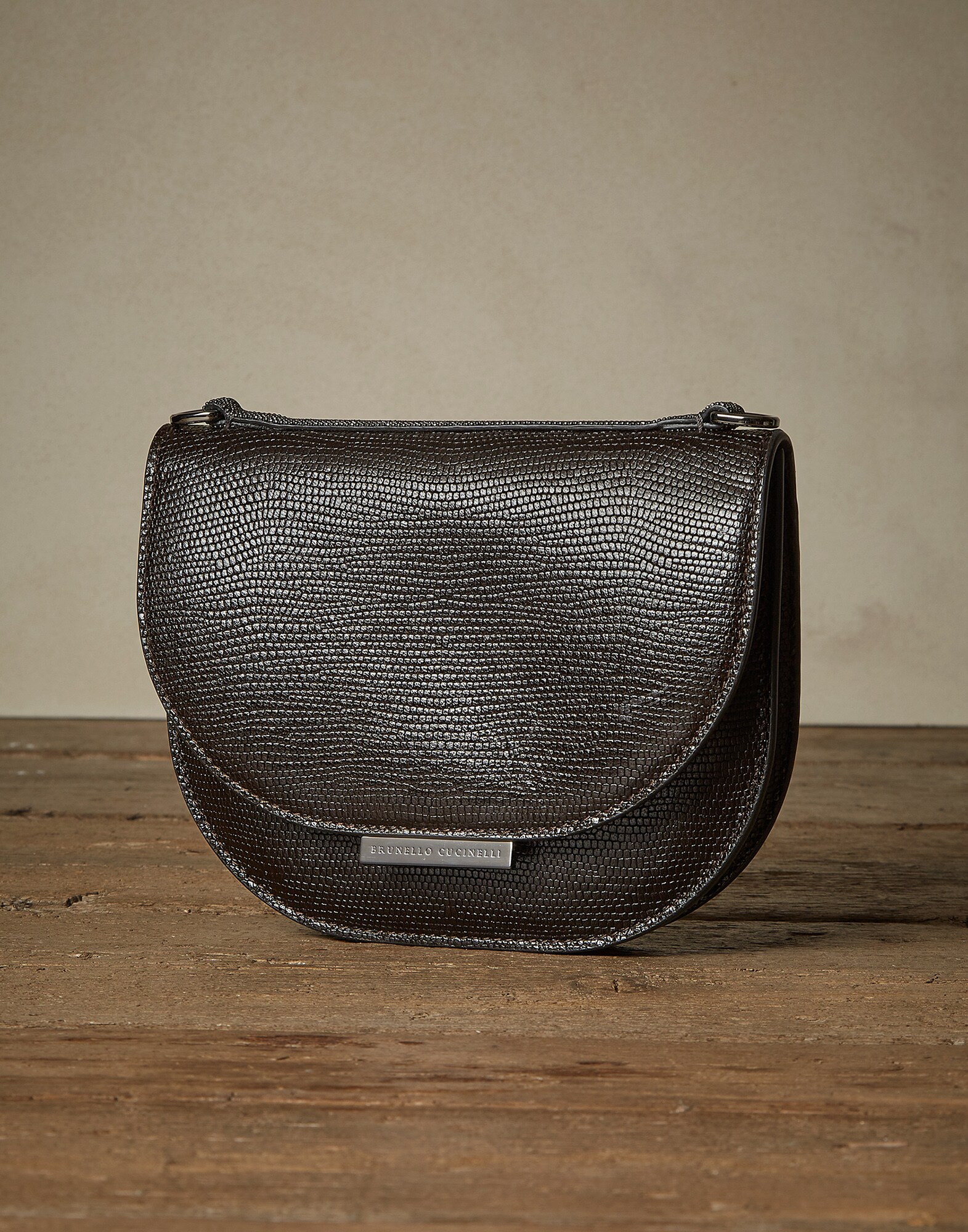 Shoulder Bag Rust Brown Woman 0 - Brunello Cucinelli