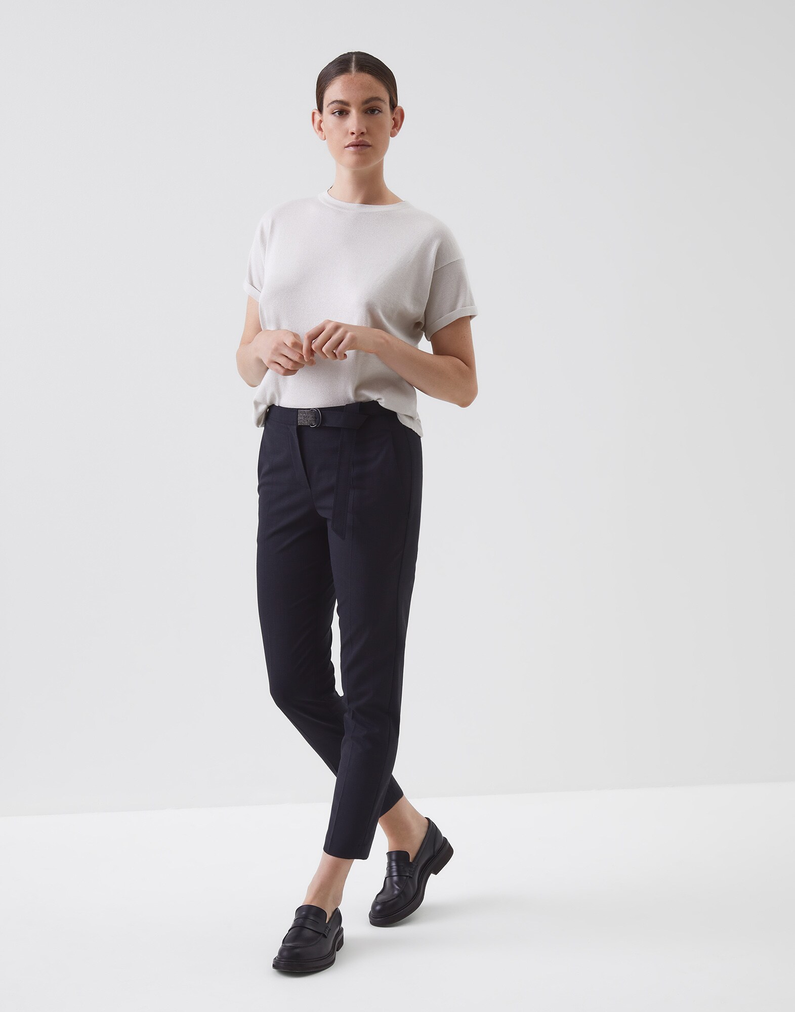 Hose Braunkohle Damen 3 - Brunello Cucinelli