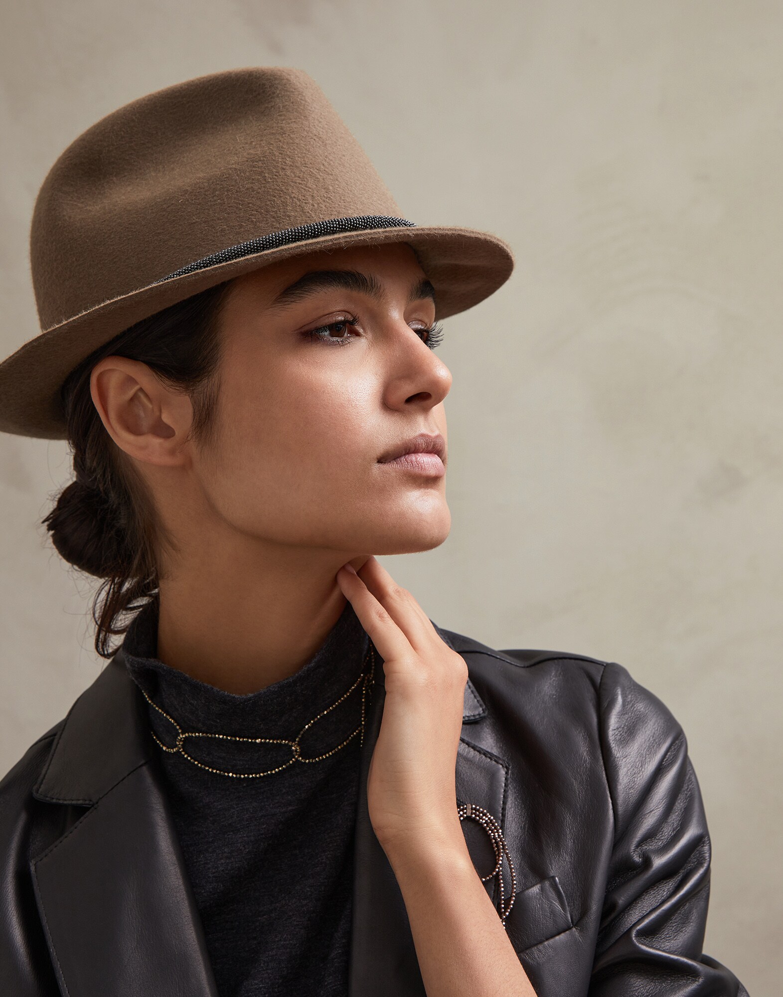 Hat Brown Woman 0 - Brunello Cucinelli