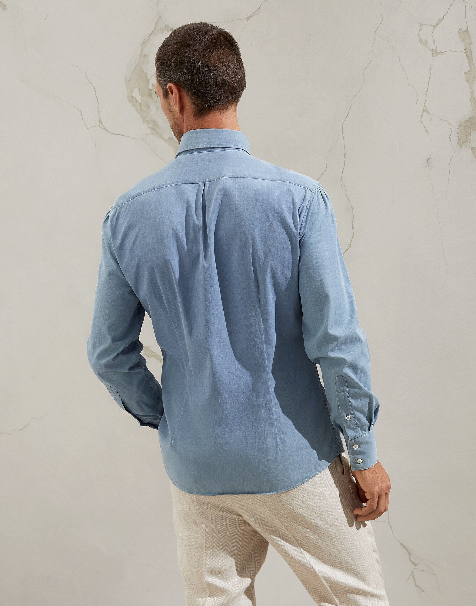 Button-Down-Hemd - Back