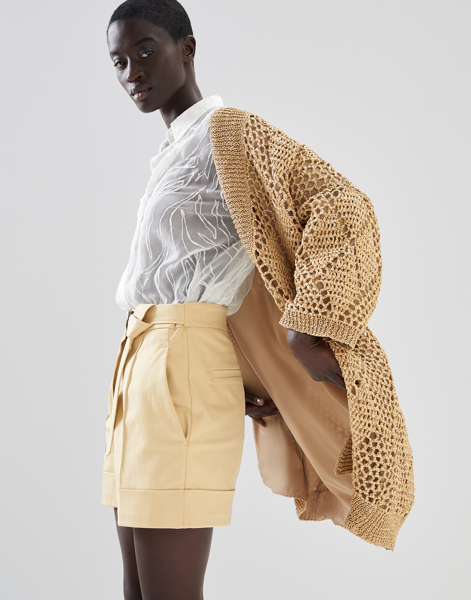 Outerwear-style Cardigan - Editorial view