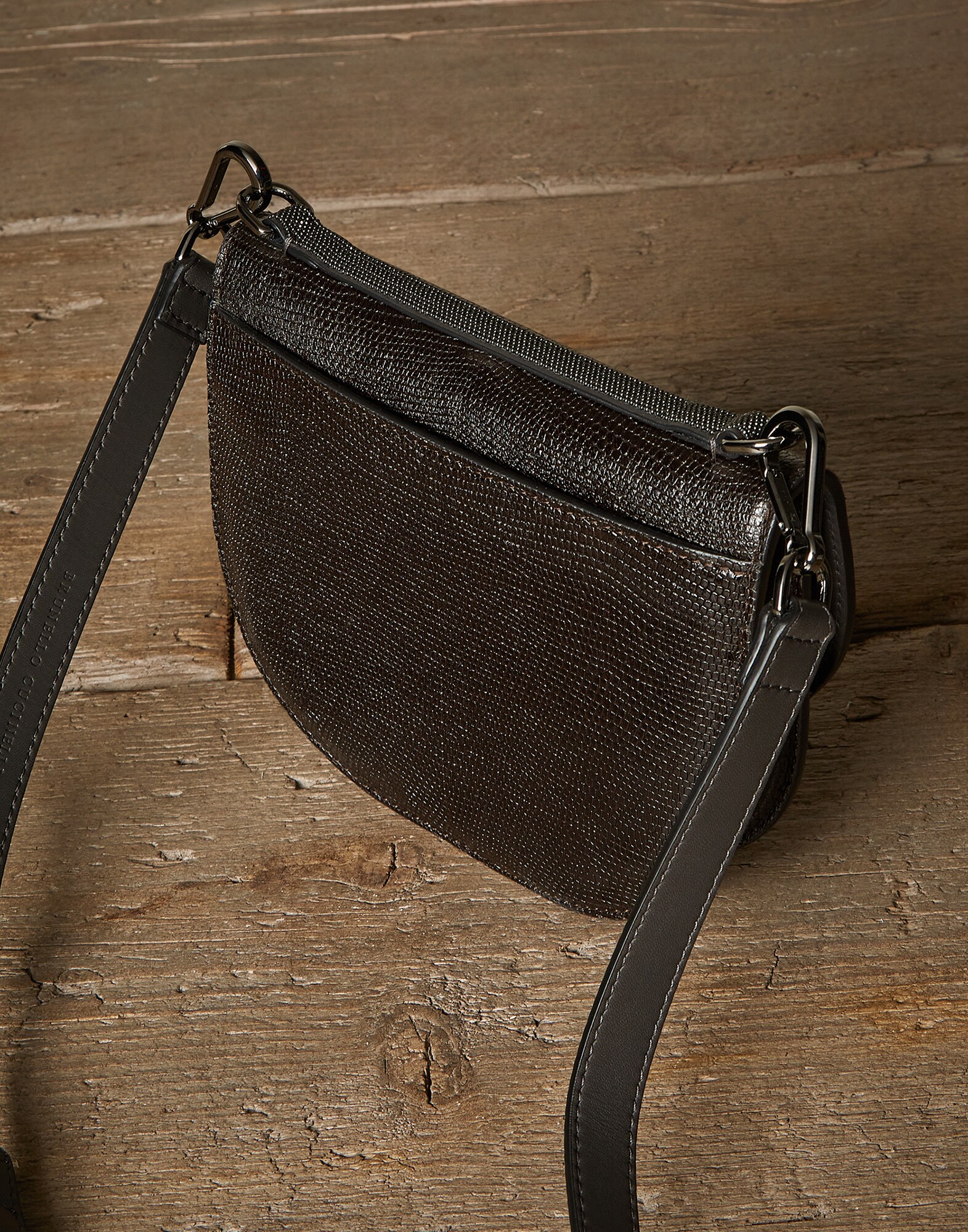 Shoulder Bag Rust Brown Woman 1 - Brunello Cucinelli