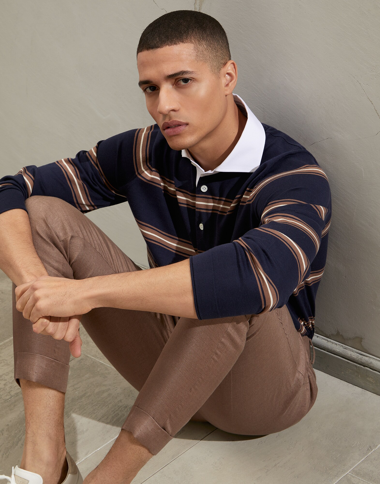 Polo-Style Sweater - Editorial