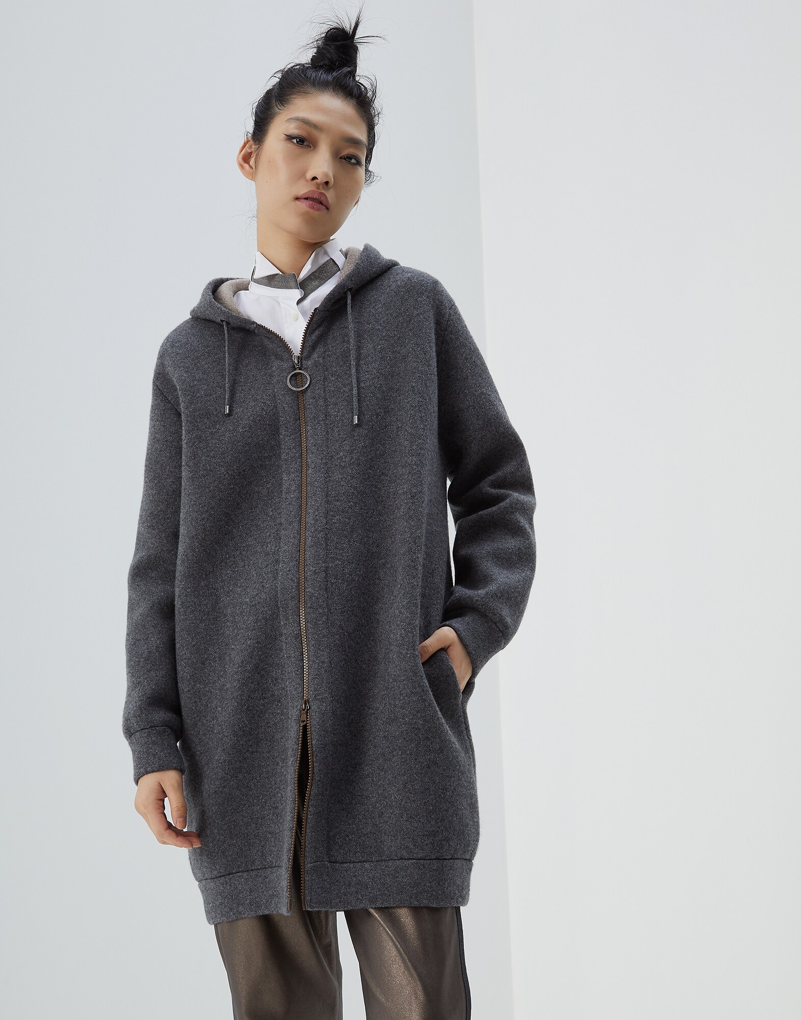 Cardigan Lead Woman 1 - Brunello Cucinelli