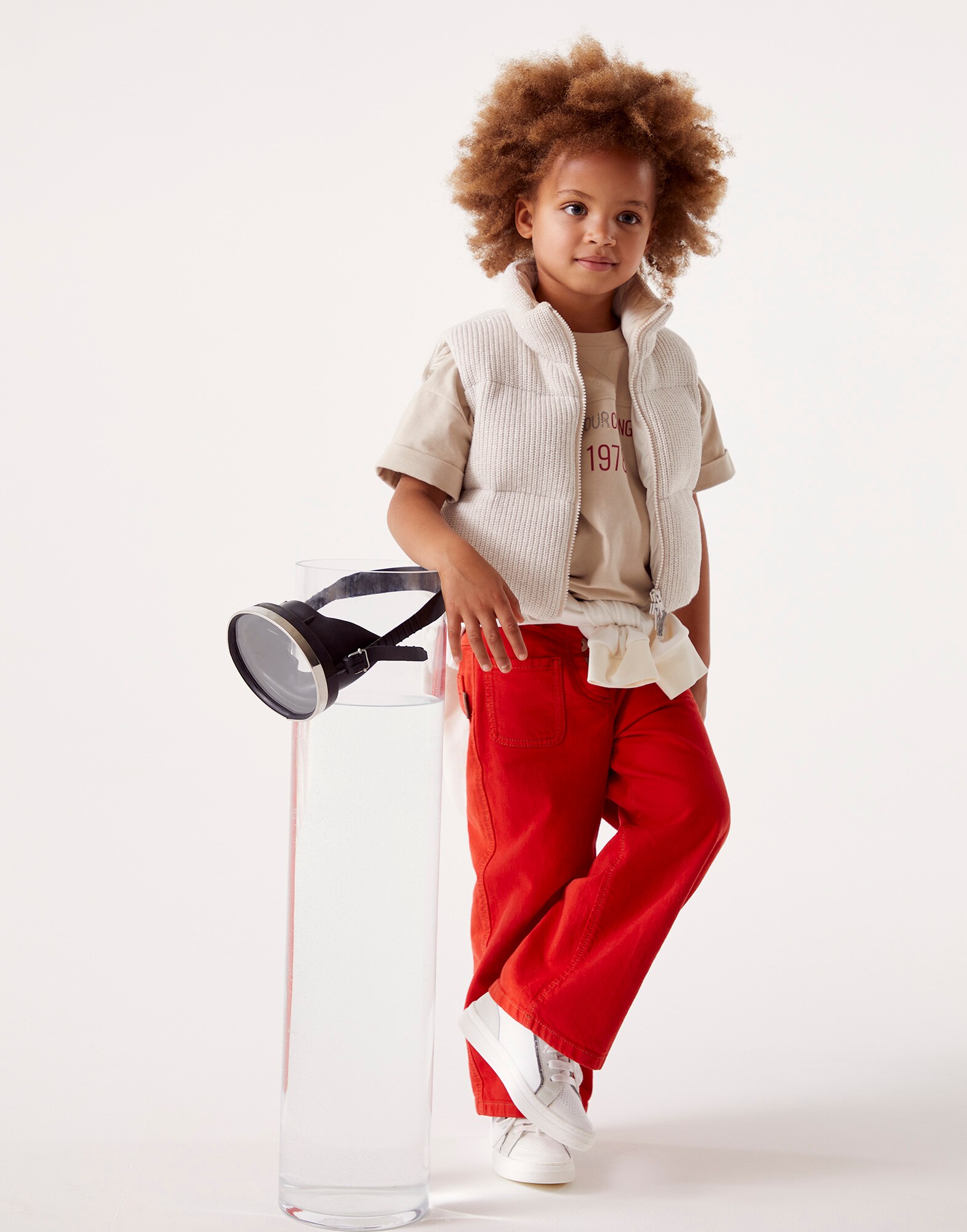Pantalón de Denim - Vista look completo