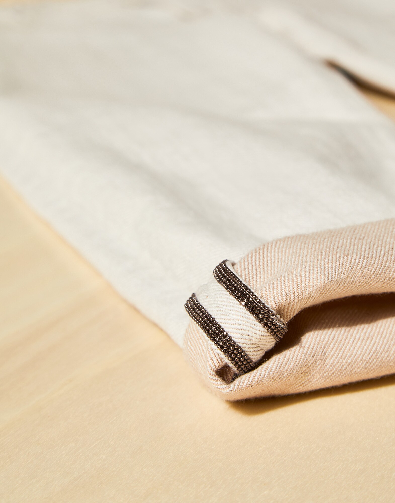 Hose aus Denim - Detailansicht