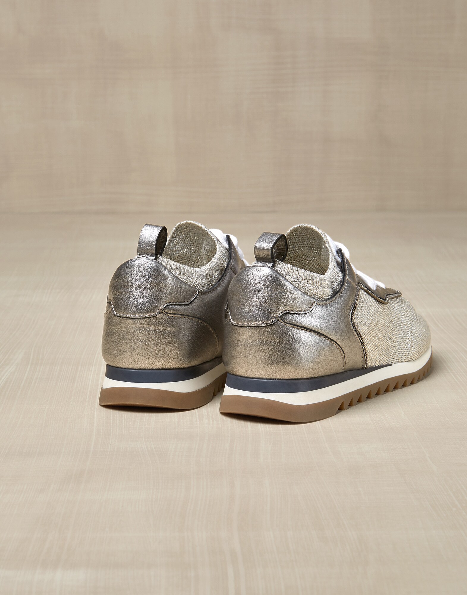 Sneakers Beige Niña 2 - Brunello Cucinelli