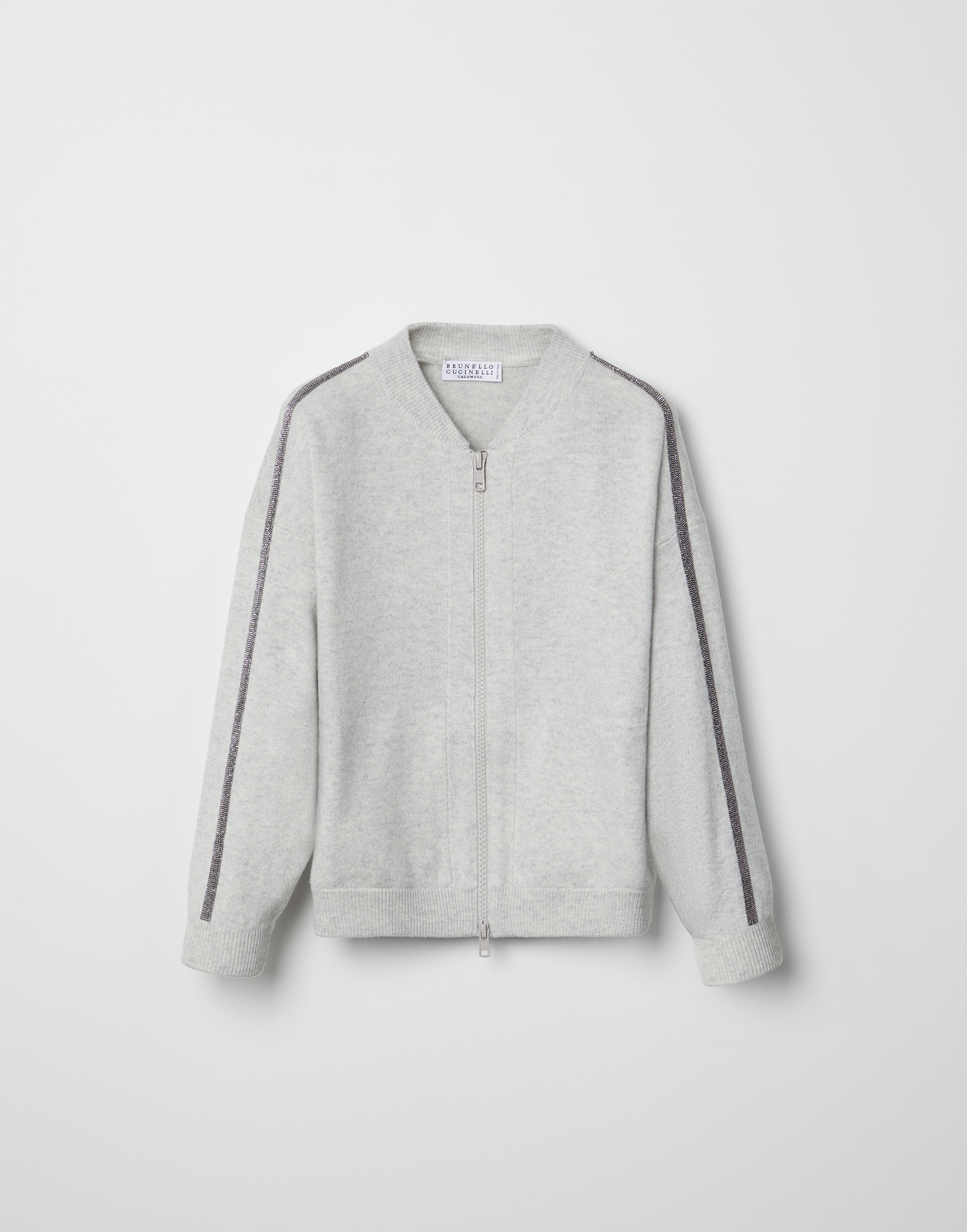 Wool, cashmere and silk cardigan