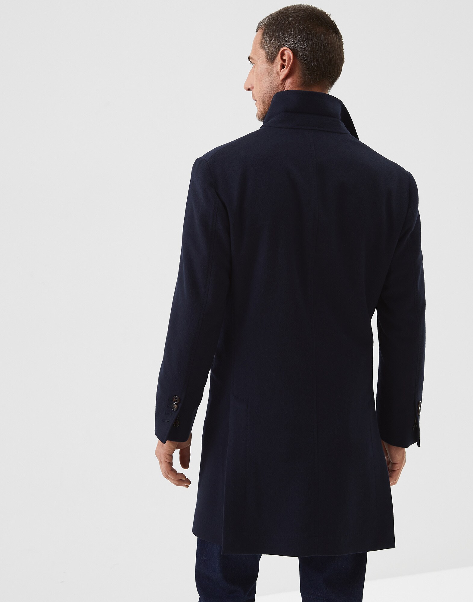 Manteau Bleu Marine Homme 1 - Brunello Cucinelli