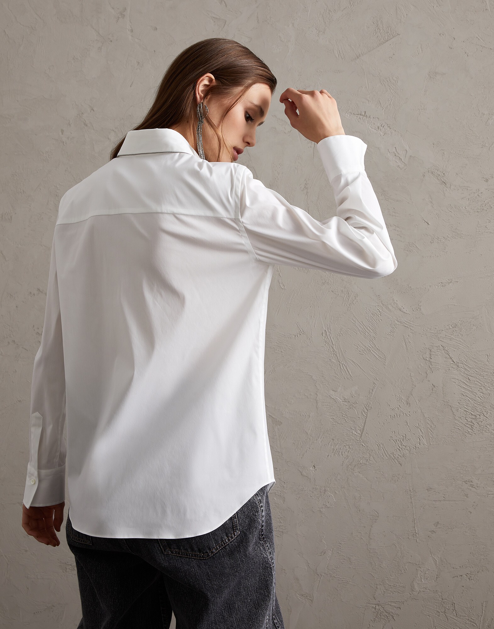 Cotton Shirt - Back view