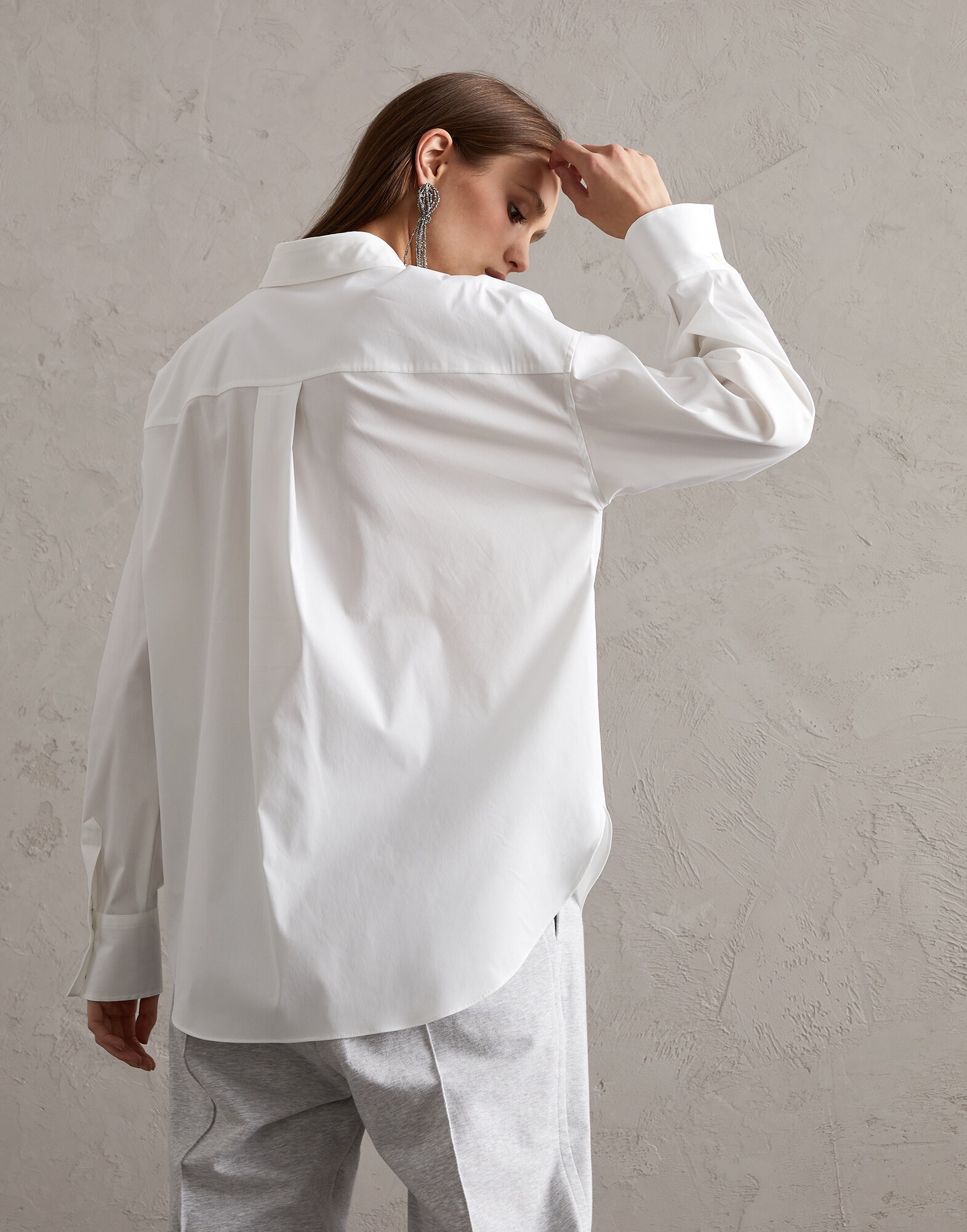 Cotton Shirt - Back view