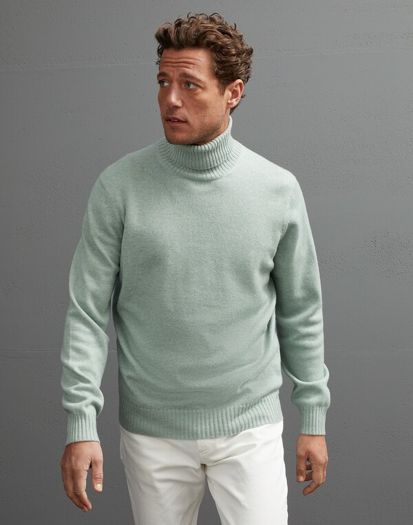 Cashmere sweater Lime Man - Brunello Cucinelli 