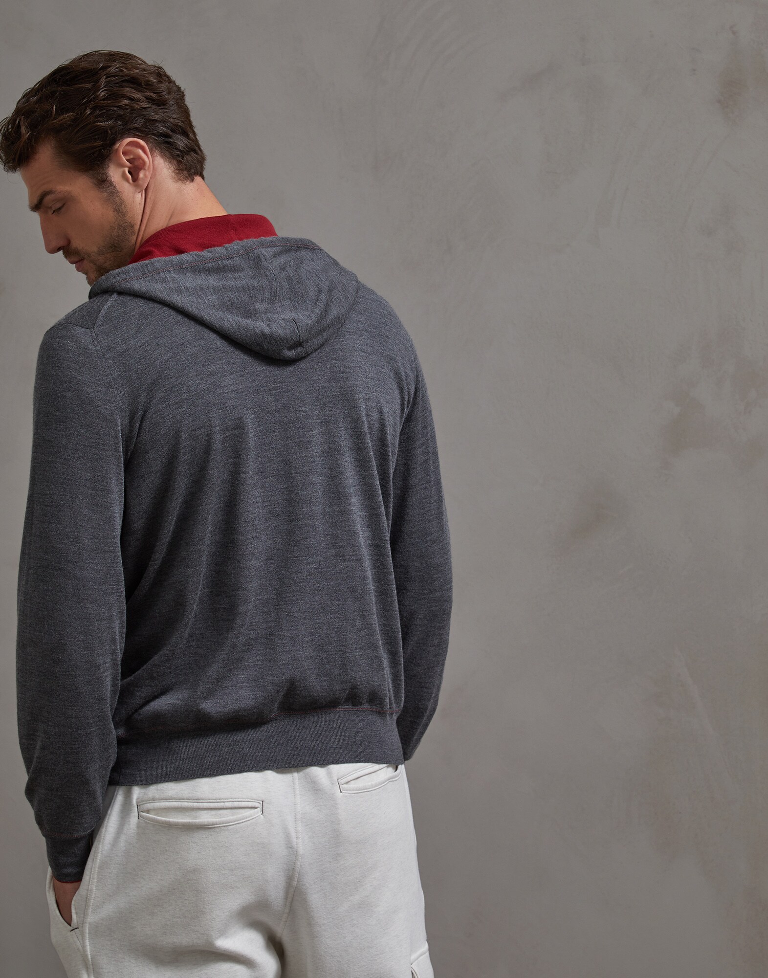 Zip-front Cardigan - Back