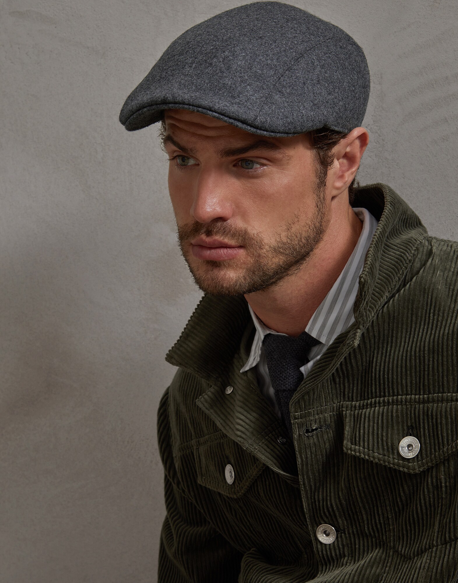 Hat Dark Grey Man 2 - Brunello Cucinelli