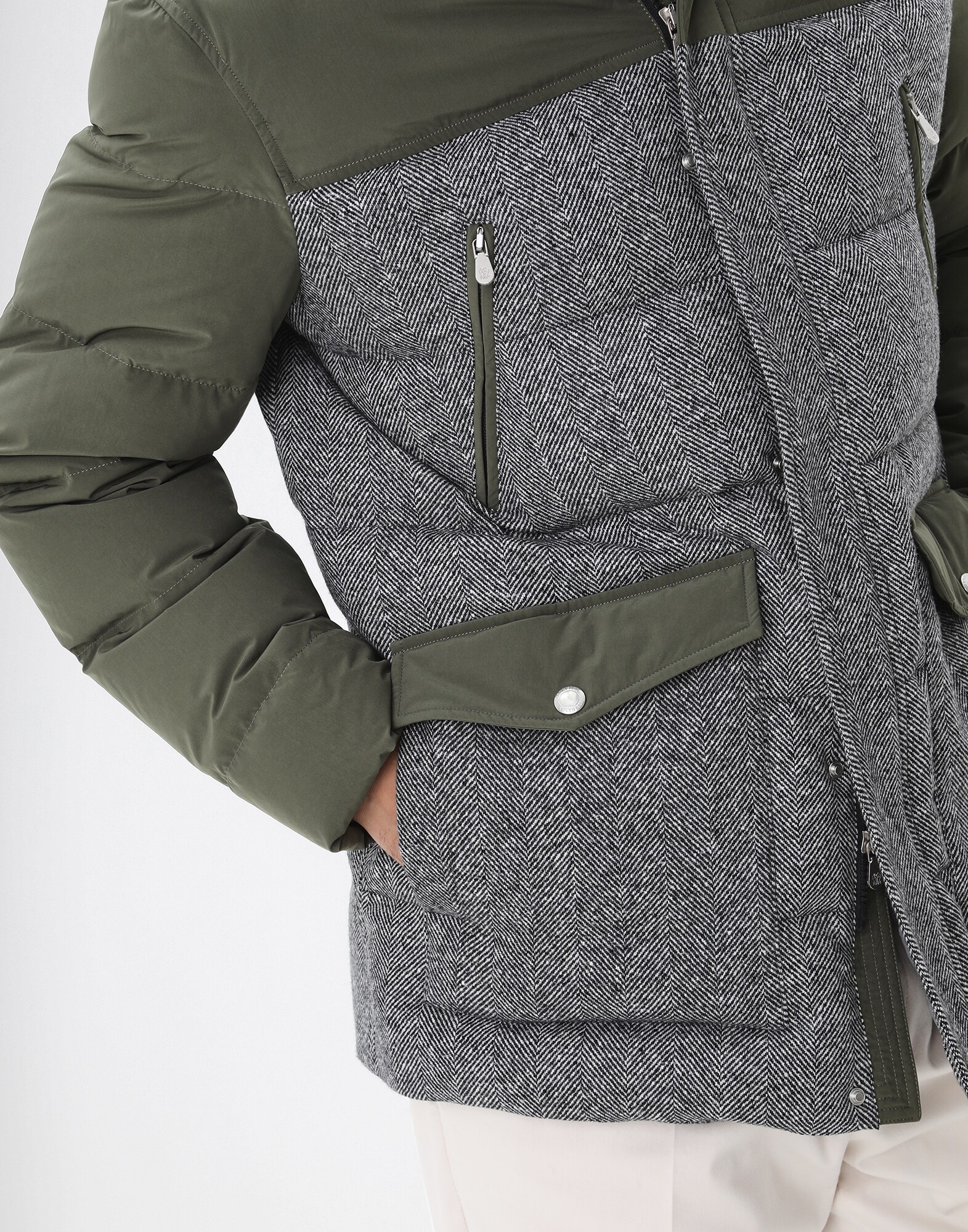 Daunenjacke - Detail