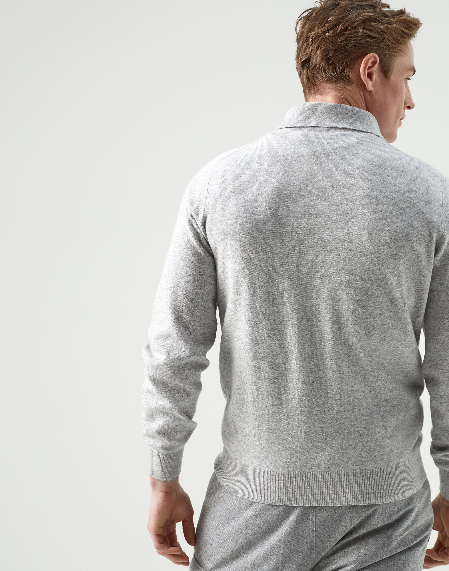 Polo-Style Sweater - Back view