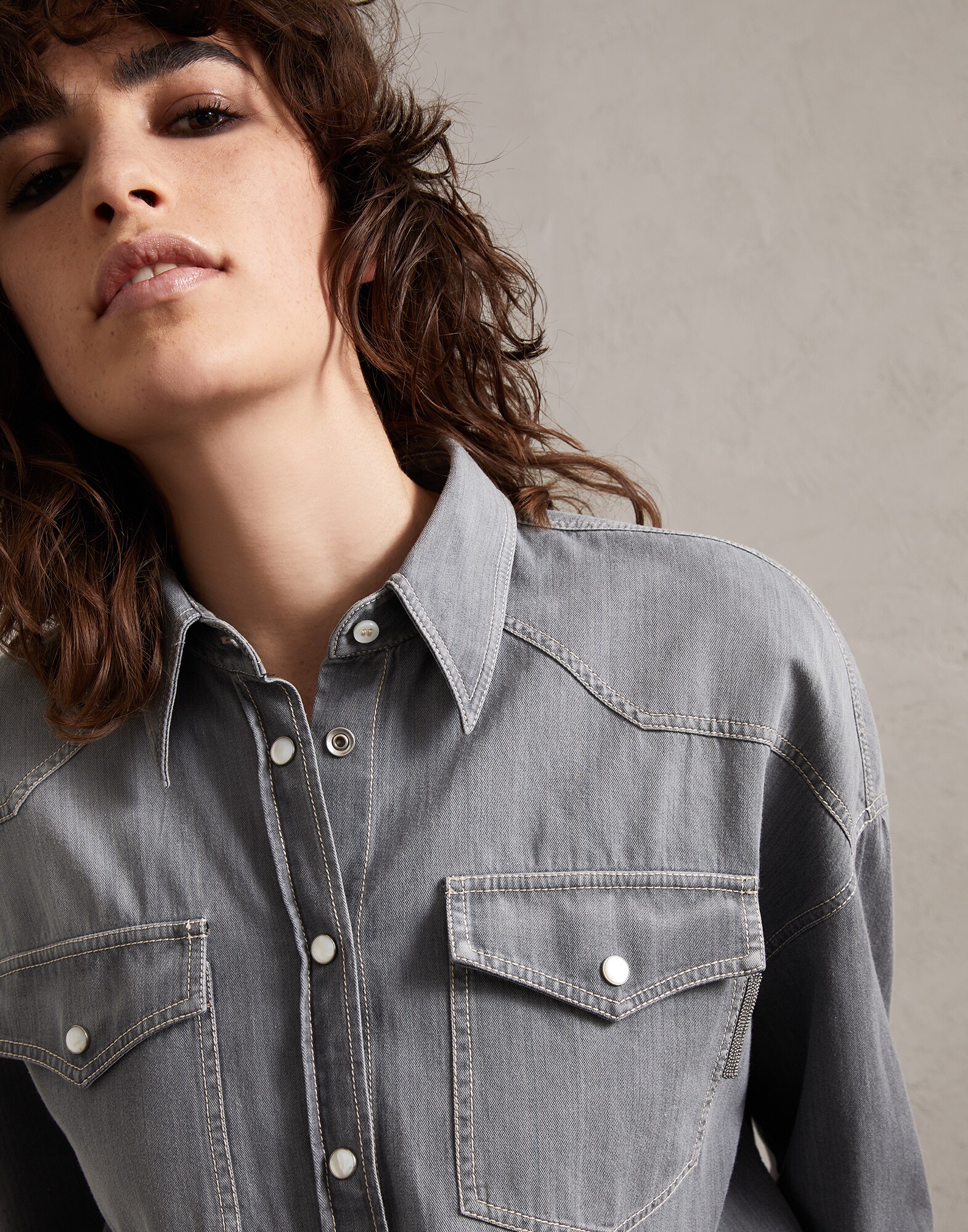 Denim Shirt - Detail view