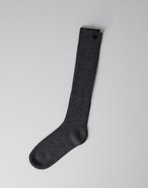 Трикотажные носки Бурый Уголь Женщина - Brunello Cucinelli 