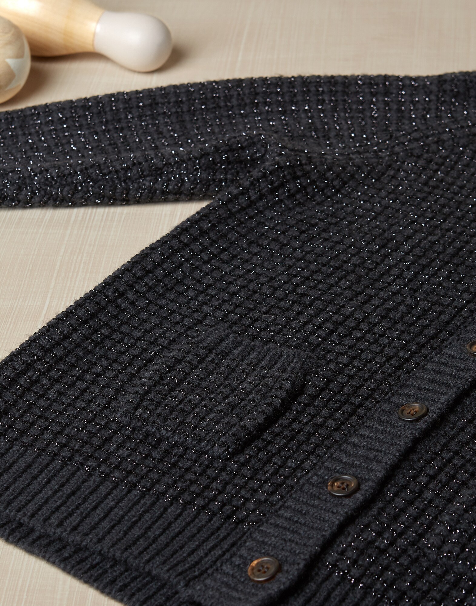 Strickjacke - Detail