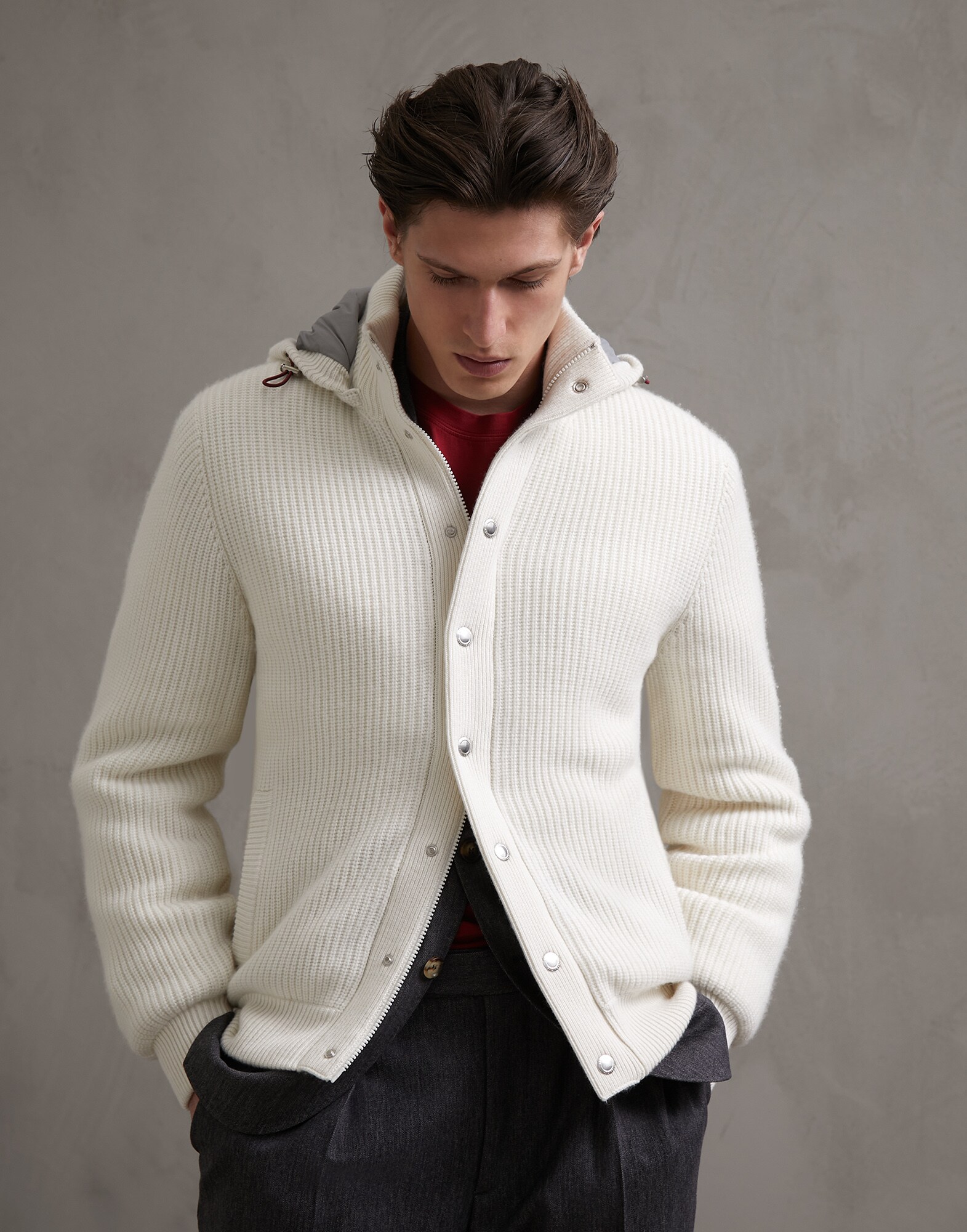 Vêtements d'Extérieur en Maille - Front