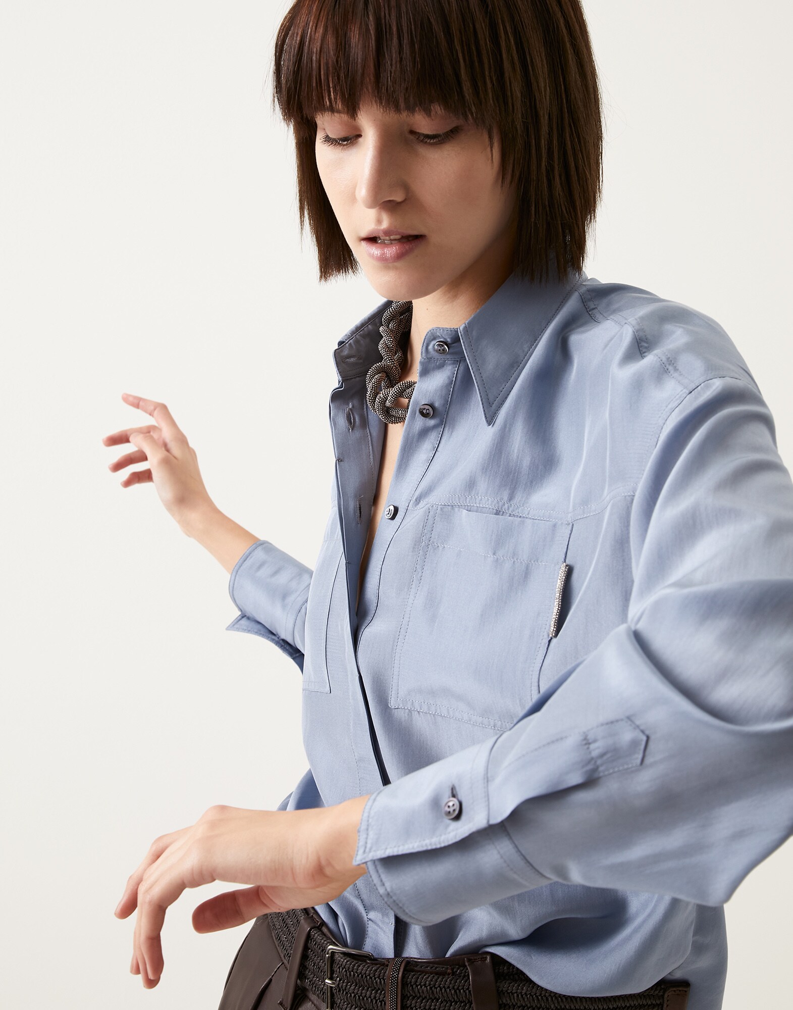 Chemise en Soie - Vue éditoriale
