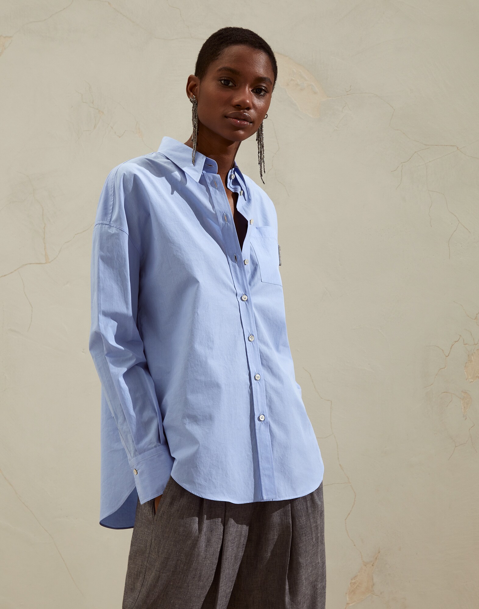 Cotton Shirt - Front view