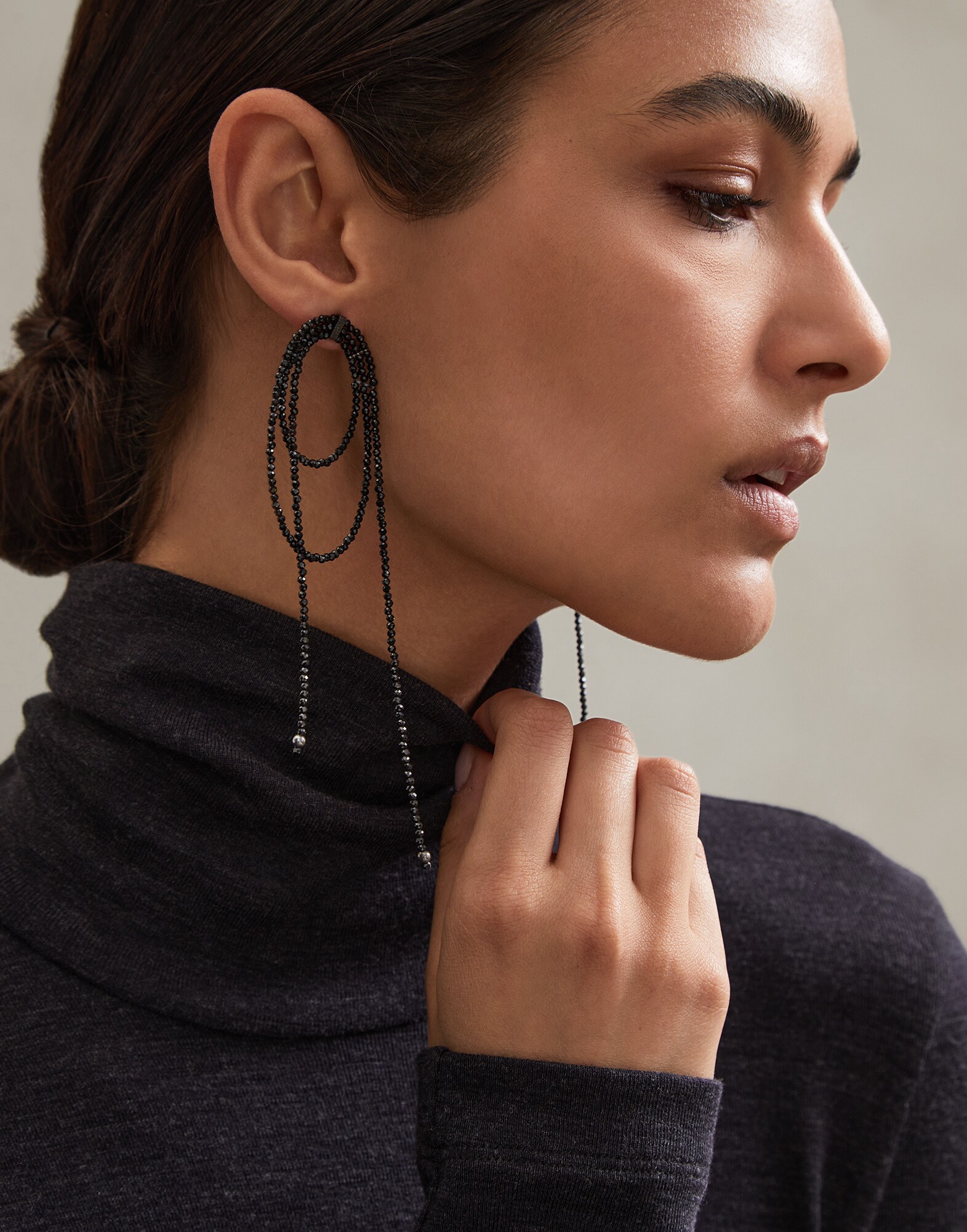 Earrings Black Woman 3 - Brunello Cucinelli