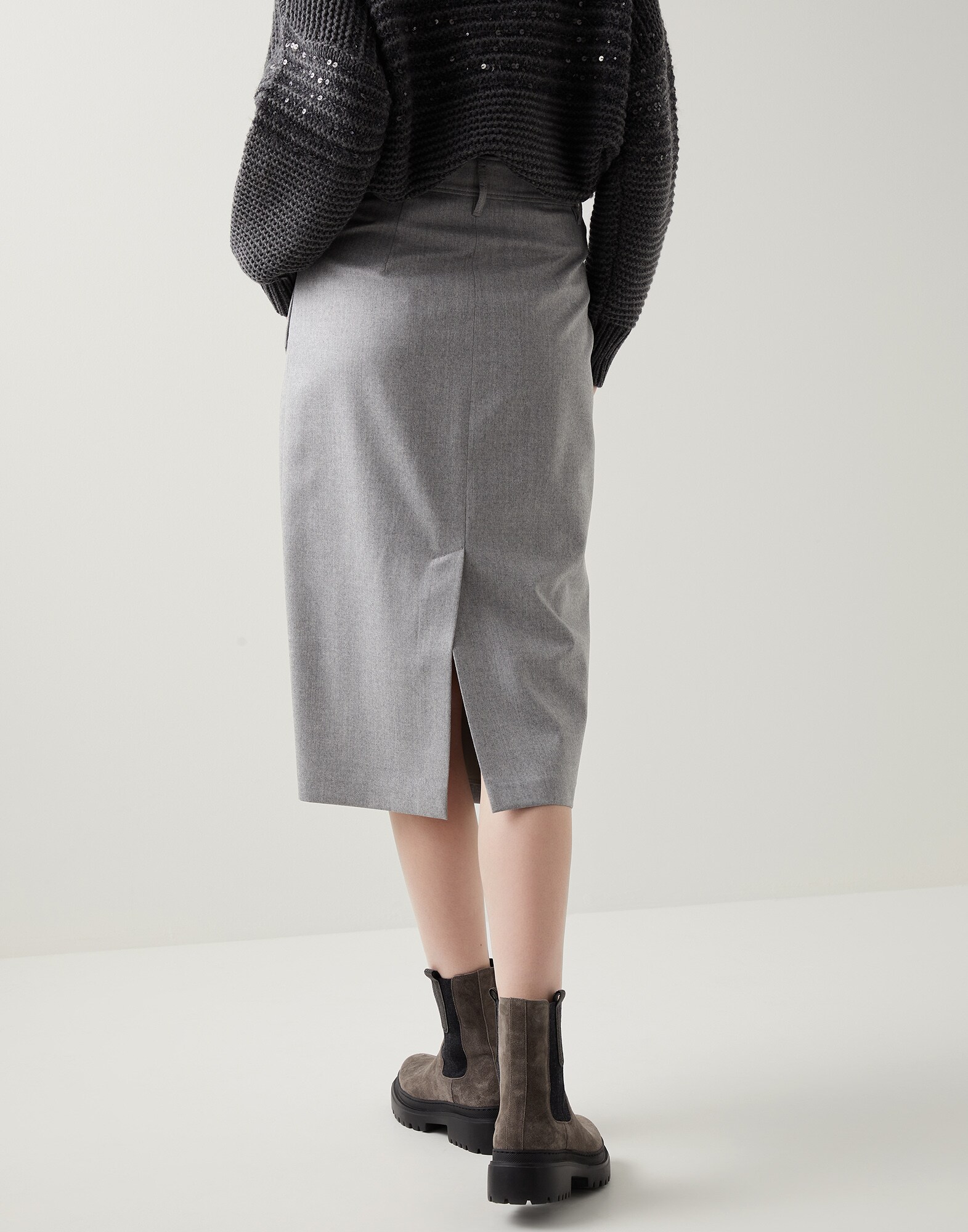 Midi Skirt - Back view