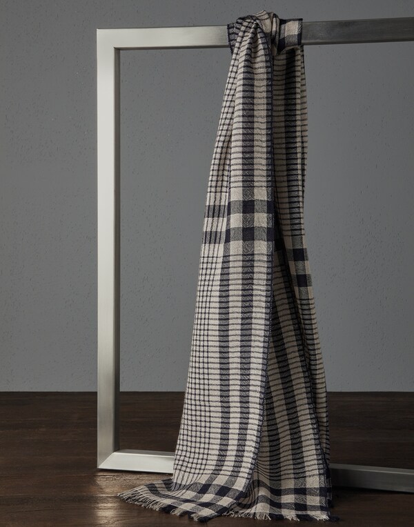 Cashmere and silk scarf Desert Man - Brunello Cucinelli 