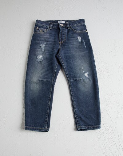 Hose aus Denim - Vorderansicht