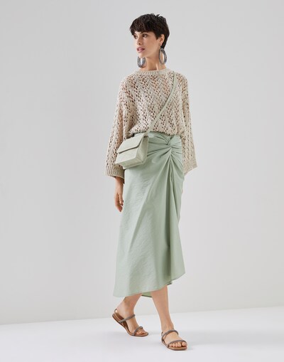 Sarong skirt Mint Green Woman - Brunello Cucinelli 