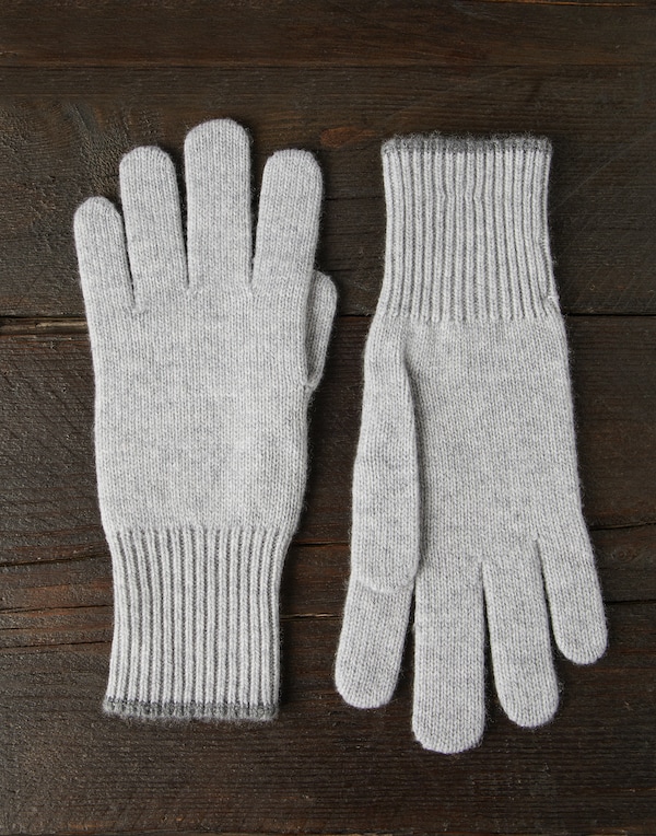 Knit gloves Pebble Man - Brunello Cucinelli 