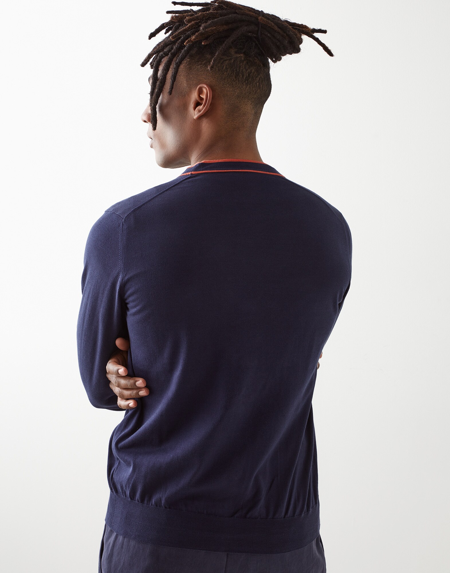 Button-front Cardigan - Back view