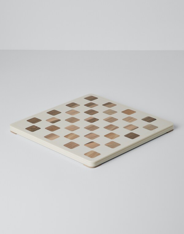 Набор для игры в шашки Светло-бежевый Стиль жизни - Brunello Cucinelli
