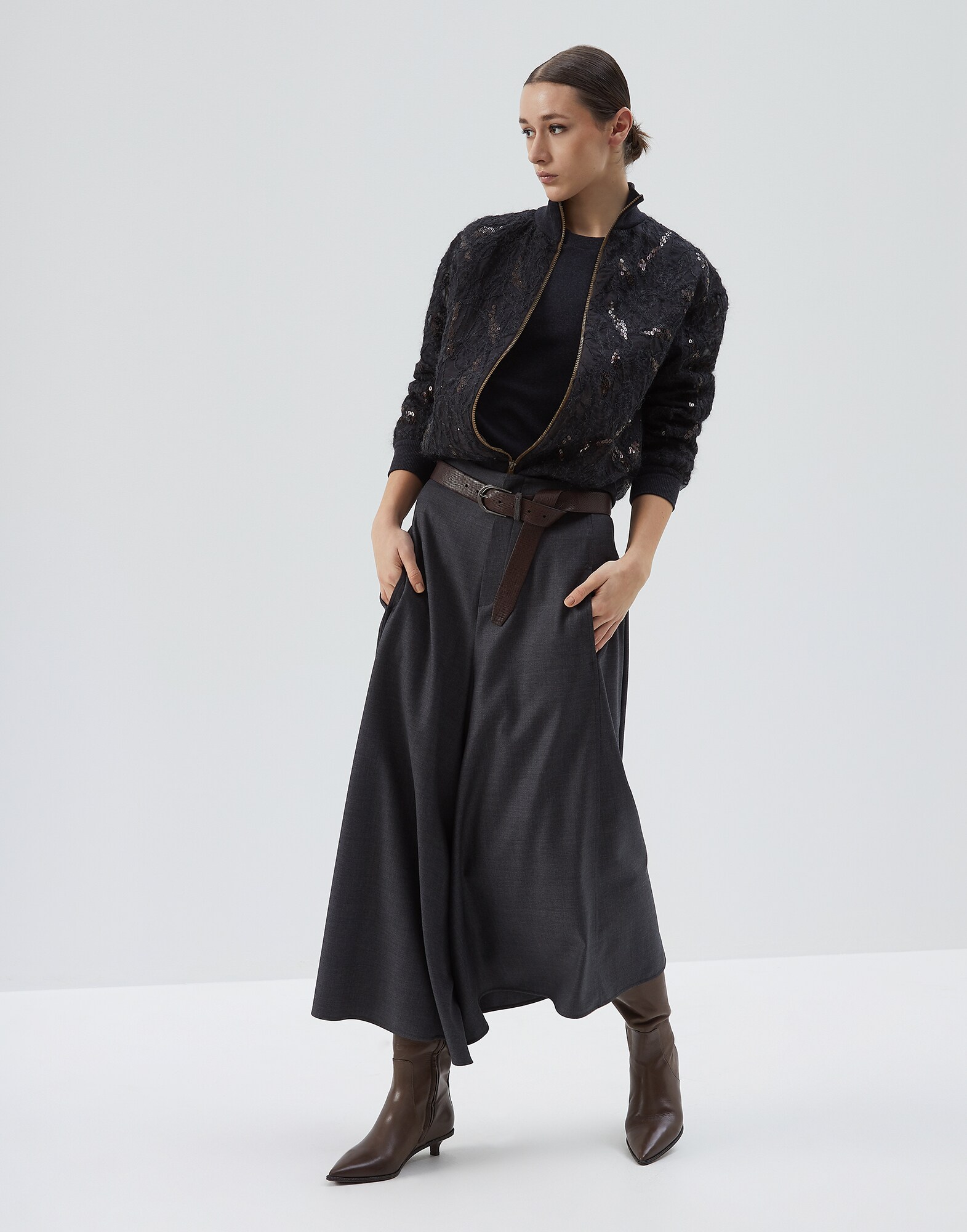 Sharkskin trousers