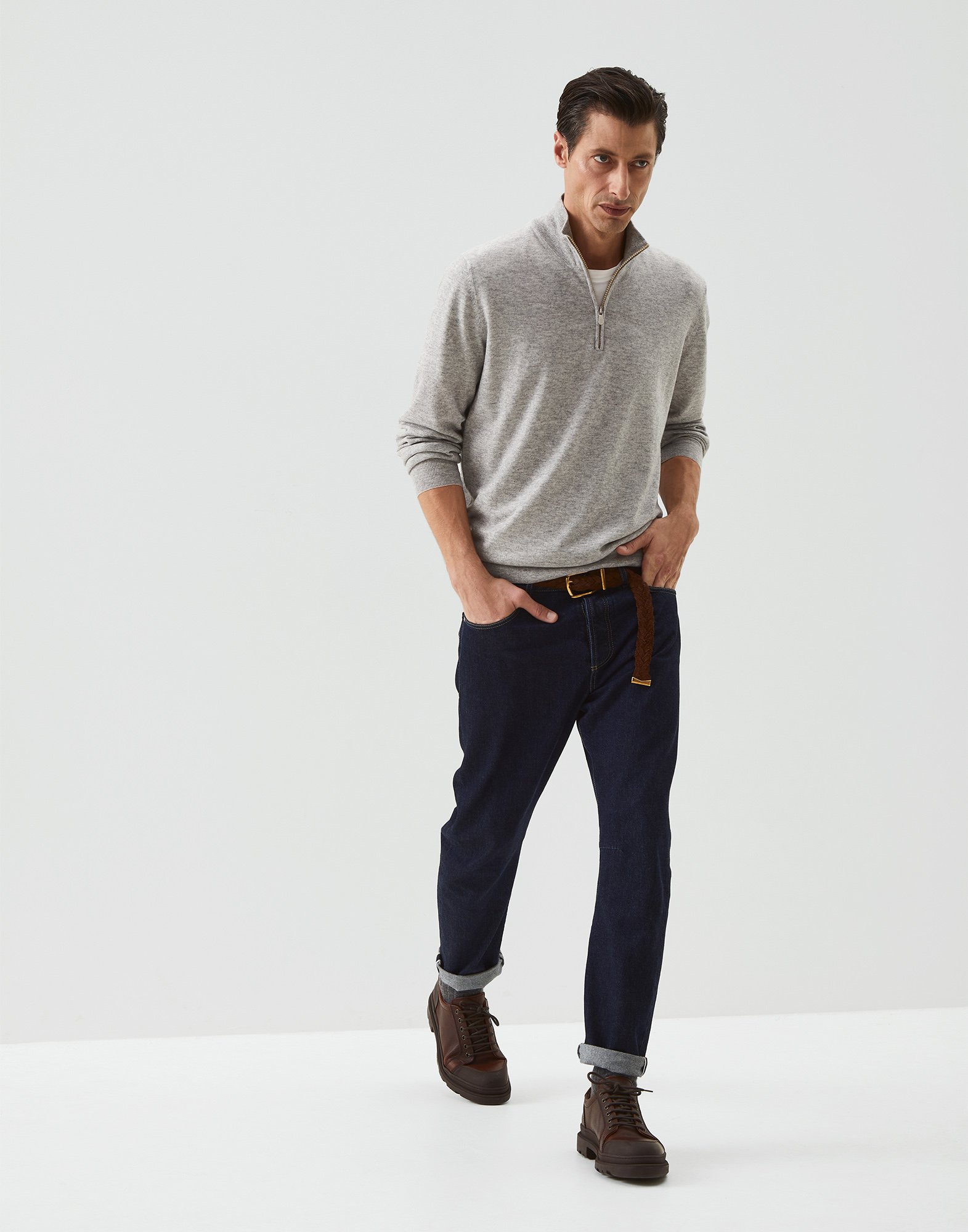 High Neck Sweater - Full look