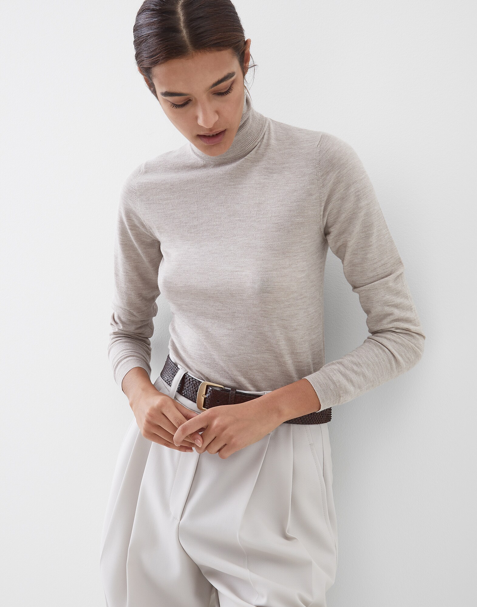 High Neck Sweater - Editorial