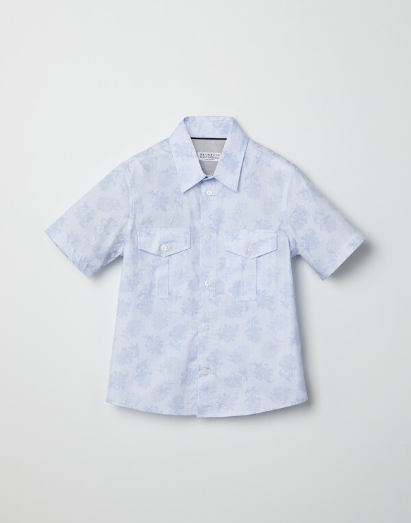Short sleeve shirt Azure Boy - Brunello Cucinelli