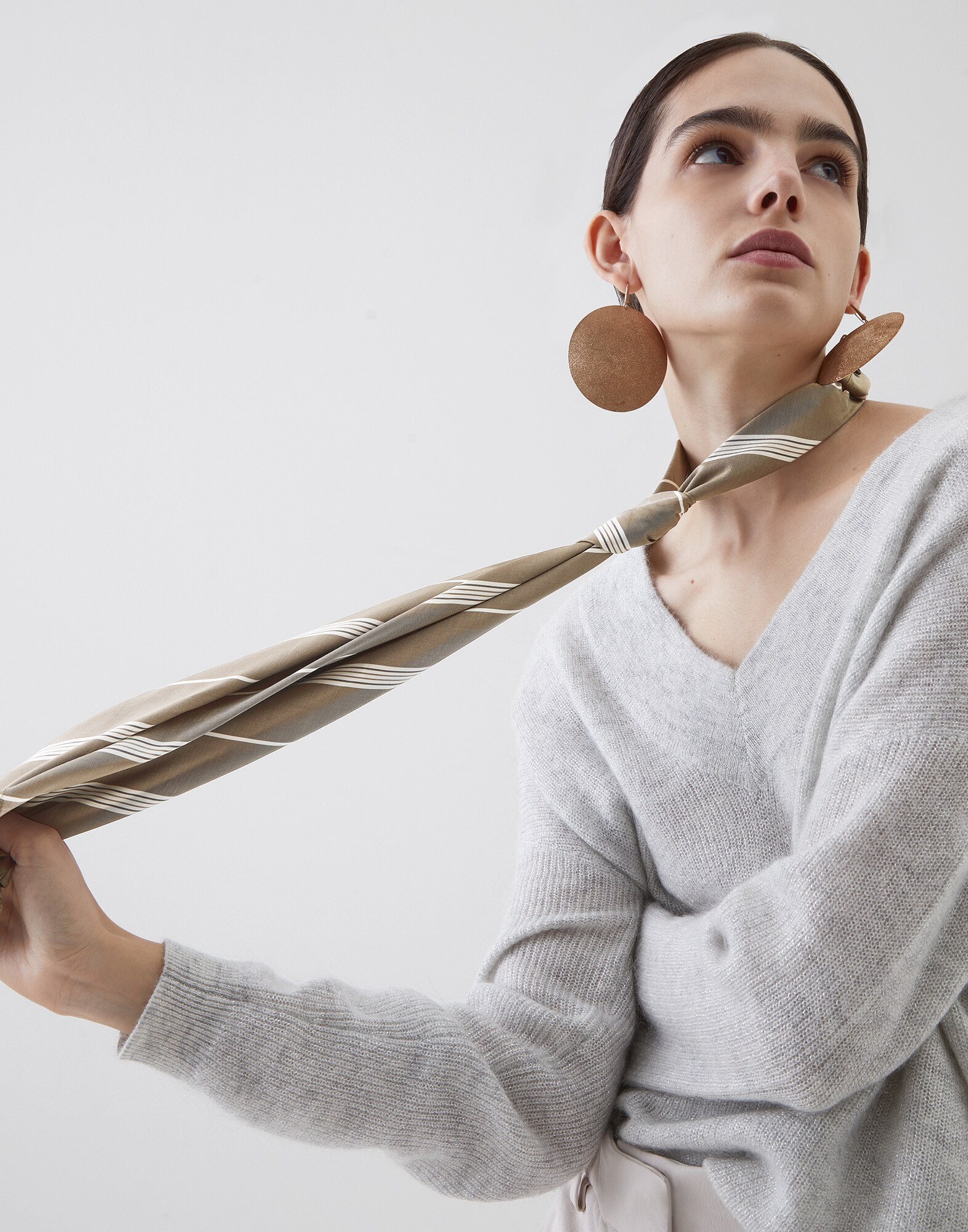 Tie Tobacco Woman 2 - Brunello Cucinelli