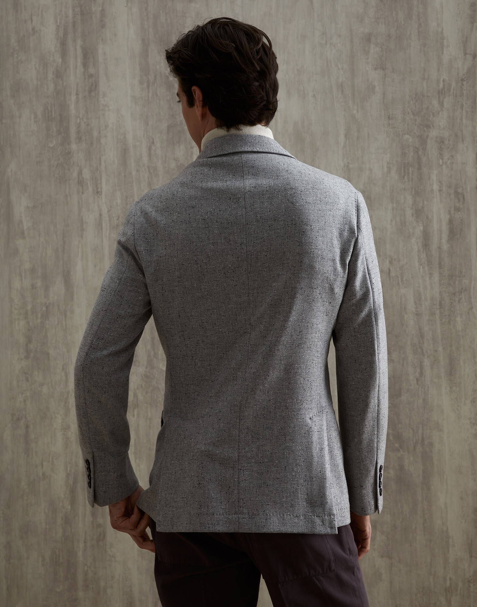Chaqueta de Botonadura Simple - Vista trasera