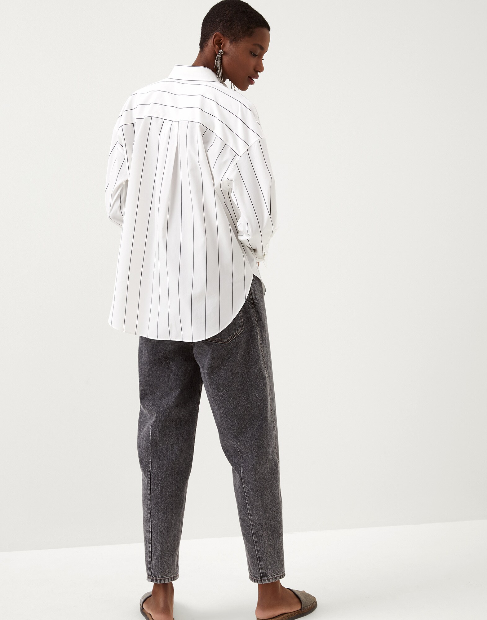 Cotton Shirt - Back view